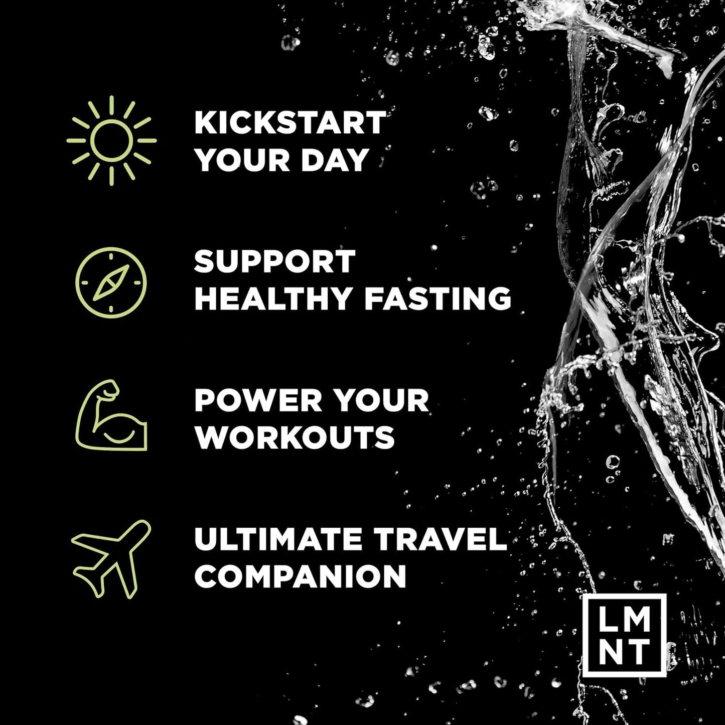LMNT Zero Sugar Electrolyte Drink Mix – Citrus Salt, 30 Pack