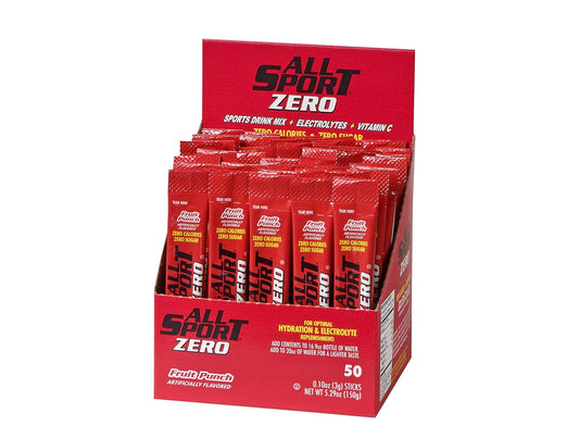All Sport Powdered Hydration Bars | Zero Calories | High-Performance Electrolyte Drink | Sugar-Free | 6.9 fl oz (50 Count)