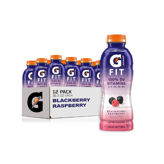 Gatorade Fit Electrolyte Drink, Healthy Hydration, 16.9 oz Bottles (Pack of 12)
