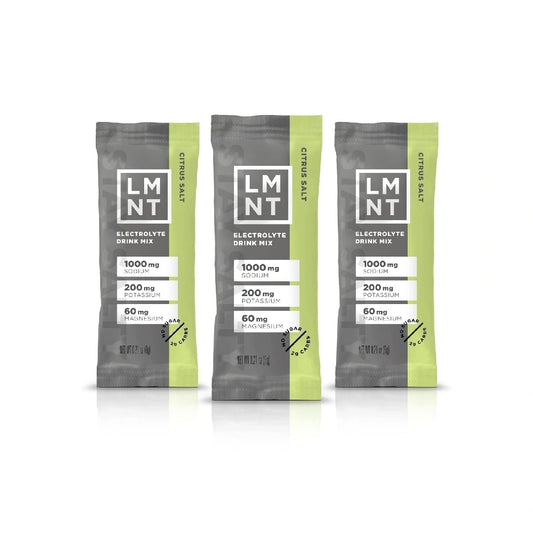 LMNT Zero Sugar Electrolyte Drink Mix – Citrus Salt, 30 Pack